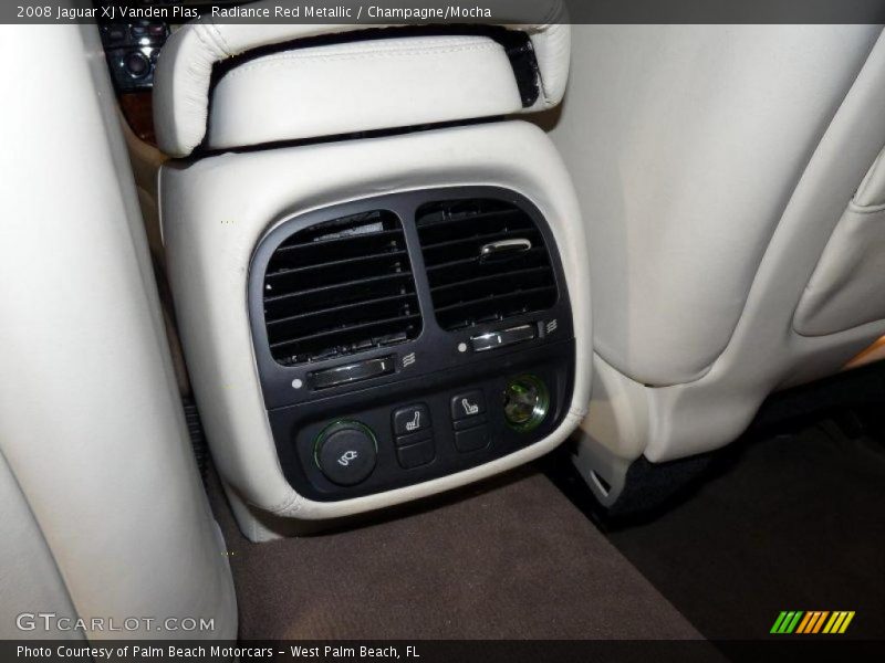 Radiance Red Metallic / Champagne/Mocha 2008 Jaguar XJ Vanden Plas