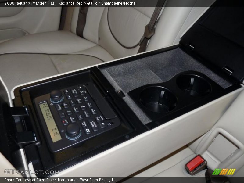 Radiance Red Metallic / Champagne/Mocha 2008 Jaguar XJ Vanden Plas