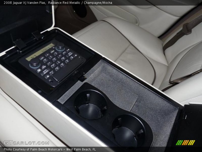 Radiance Red Metallic / Champagne/Mocha 2008 Jaguar XJ Vanden Plas