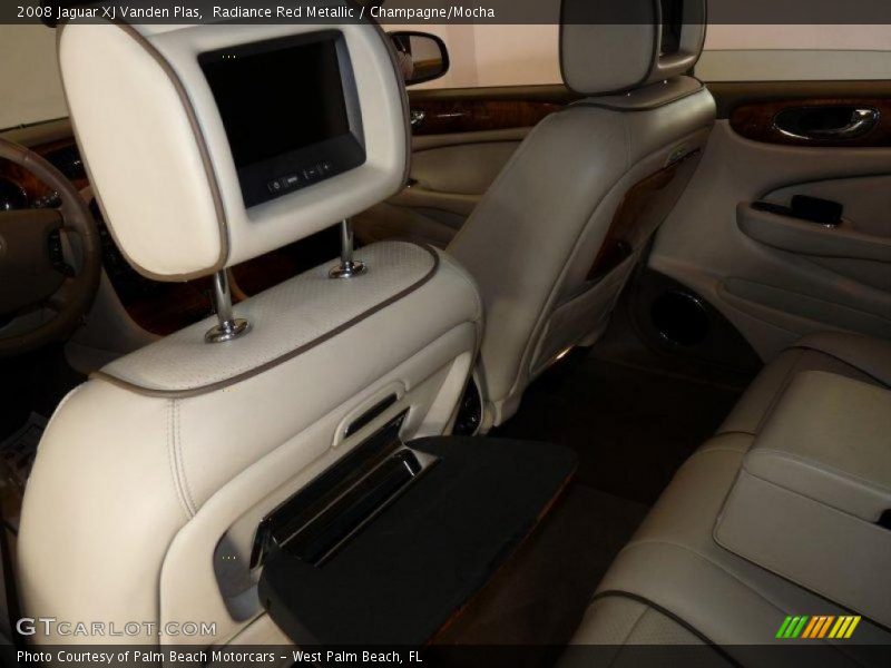 Radiance Red Metallic / Champagne/Mocha 2008 Jaguar XJ Vanden Plas