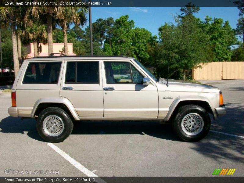 Light Driftwood Metallic / Tan 1996 Jeep Cherokee Country