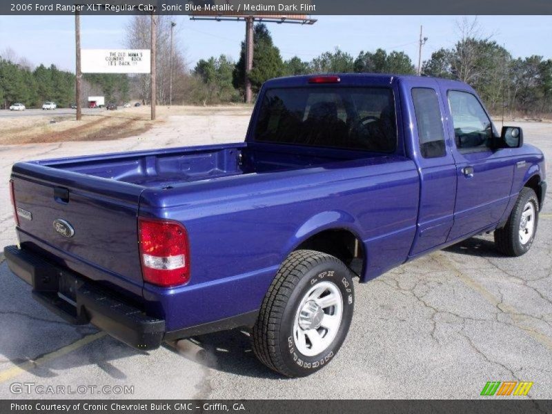 Sonic Blue Metallic / Medium Dark Flint 2006 Ford Ranger XLT Regular Cab