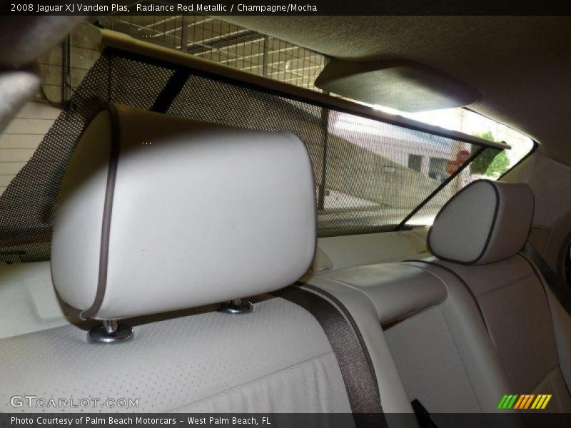 Radiance Red Metallic / Champagne/Mocha 2008 Jaguar XJ Vanden Plas