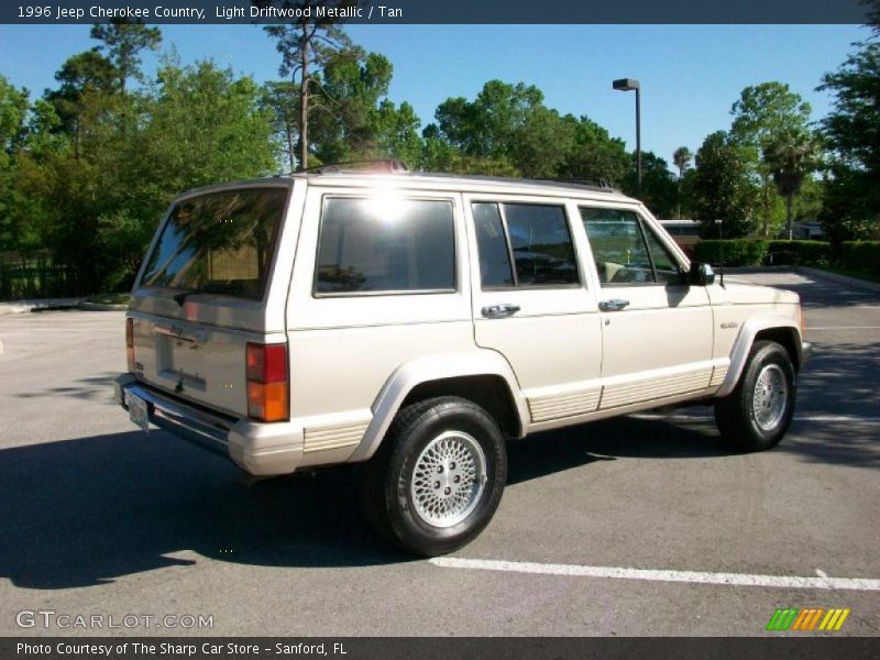 Light Driftwood Metallic / Tan 1996 Jeep Cherokee Country