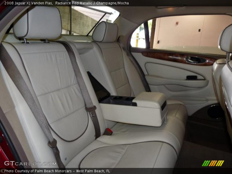 Radiance Red Metallic / Champagne/Mocha 2008 Jaguar XJ Vanden Plas