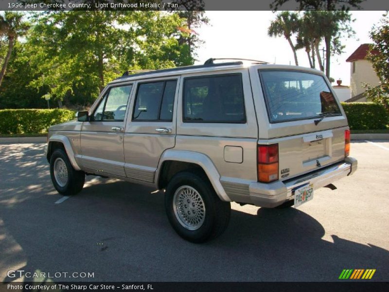 Light Driftwood Metallic / Tan 1996 Jeep Cherokee Country