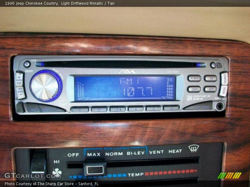 Light Driftwood Metallic / Tan 1996 Jeep Cherokee Country