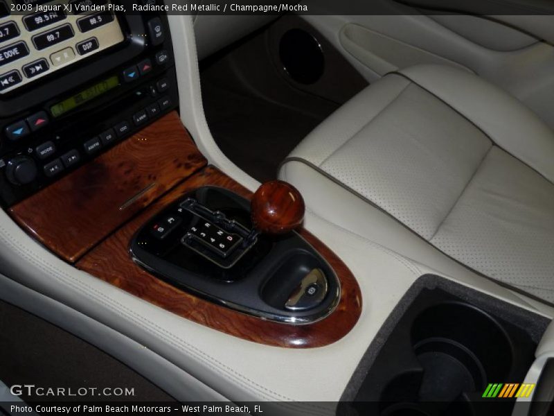 Radiance Red Metallic / Champagne/Mocha 2008 Jaguar XJ Vanden Plas