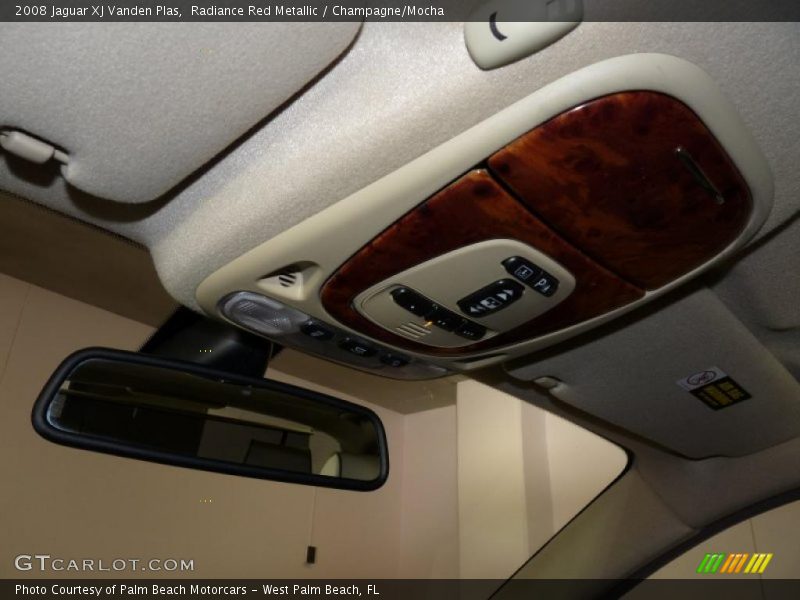 Radiance Red Metallic / Champagne/Mocha 2008 Jaguar XJ Vanden Plas