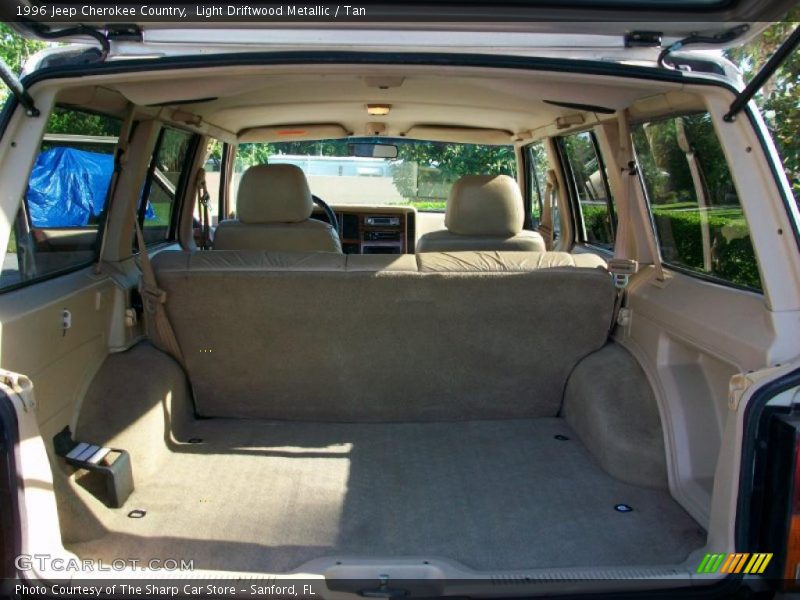 Light Driftwood Metallic / Tan 1996 Jeep Cherokee Country