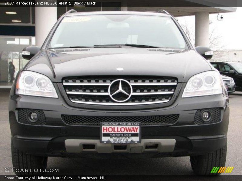 Black / Black 2007 Mercedes-Benz ML 350 4Matic