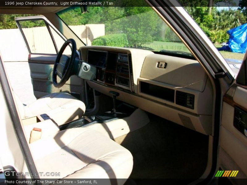 Light Driftwood Metallic / Tan 1996 Jeep Cherokee Country