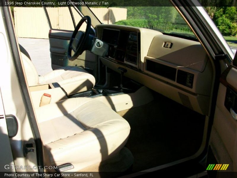 Light Driftwood Metallic / Tan 1996 Jeep Cherokee Country