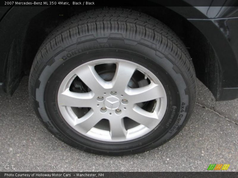 Black / Black 2007 Mercedes-Benz ML 350 4Matic