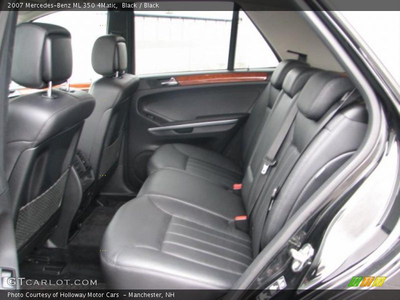 Black / Black 2007 Mercedes-Benz ML 350 4Matic