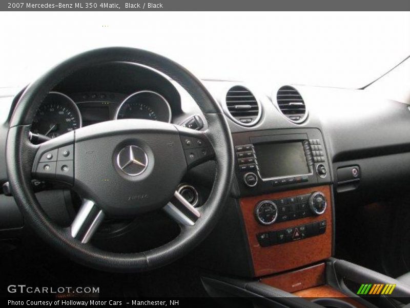 Black / Black 2007 Mercedes-Benz ML 350 4Matic
