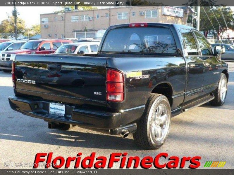 Black / Dark Slate Gray 2004 Dodge Ram 1500 SLT Sport Quad Cab
