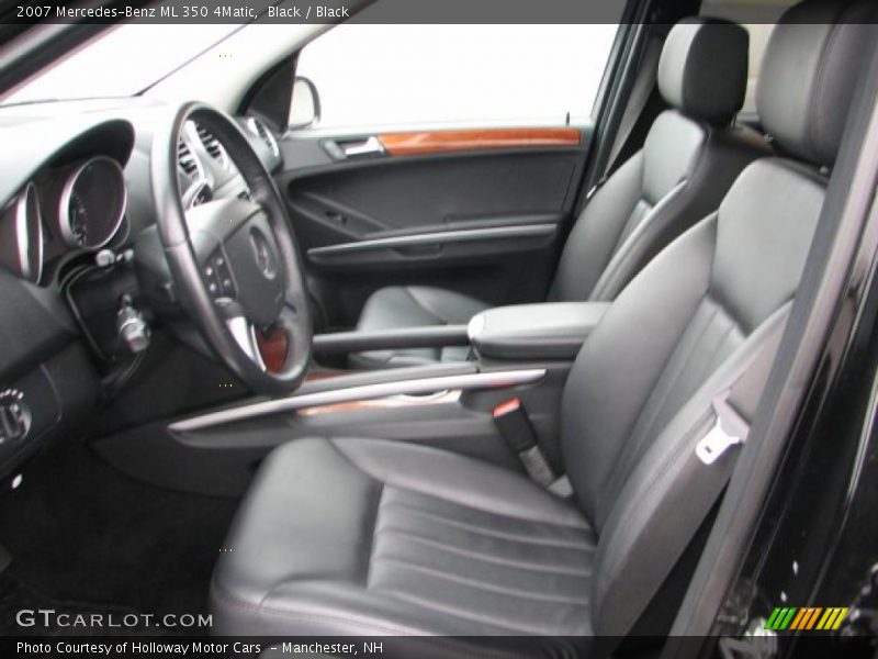 Black / Black 2007 Mercedes-Benz ML 350 4Matic