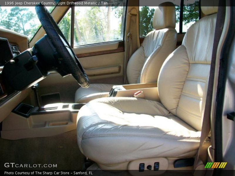 Light Driftwood Metallic / Tan 1996 Jeep Cherokee Country