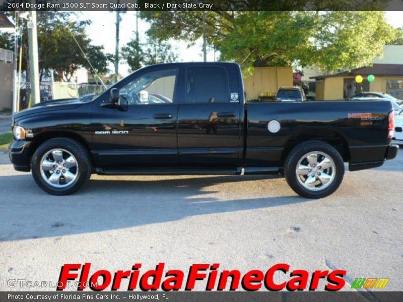 Black / Dark Slate Gray 2004 Dodge Ram 1500 SLT Sport Quad Cab