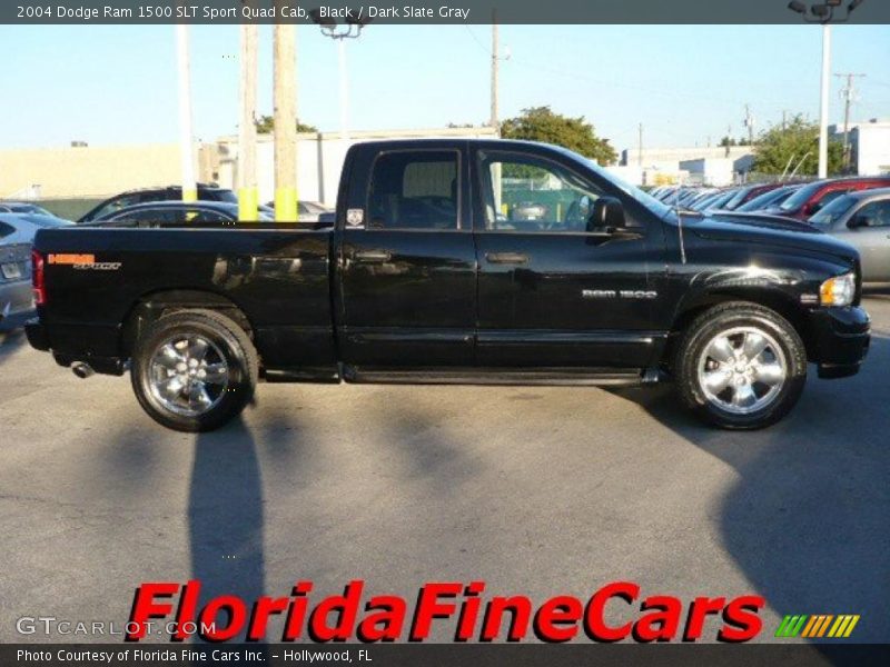 Black / Dark Slate Gray 2004 Dodge Ram 1500 SLT Sport Quad Cab