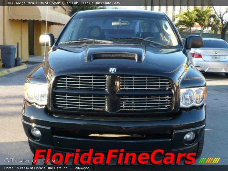 Black / Dark Slate Gray 2004 Dodge Ram 1500 SLT Sport Quad Cab