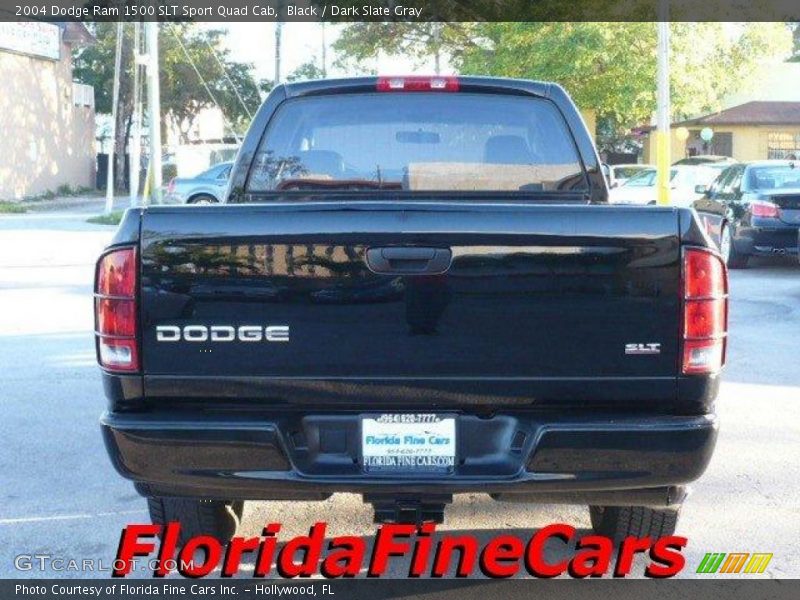 Black / Dark Slate Gray 2004 Dodge Ram 1500 SLT Sport Quad Cab