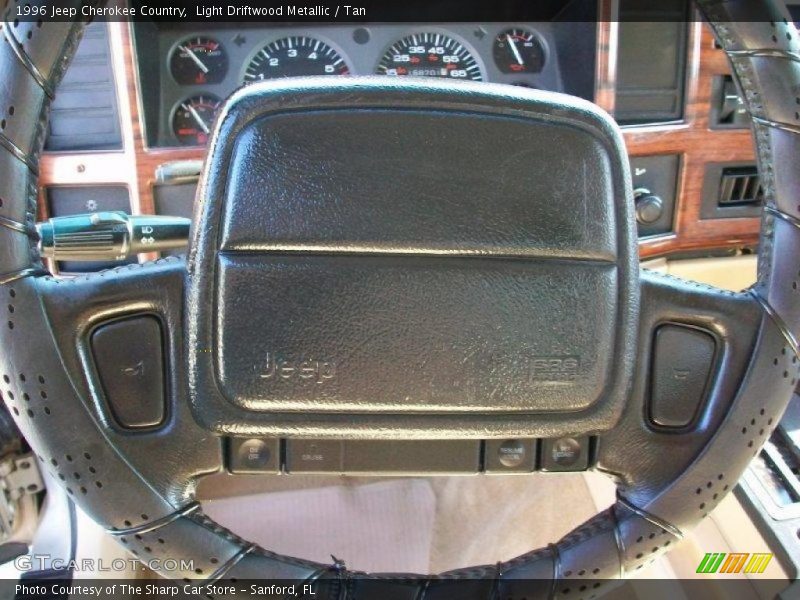 Light Driftwood Metallic / Tan 1996 Jeep Cherokee Country