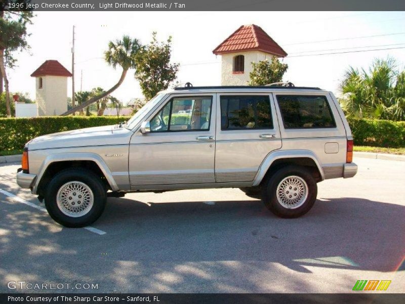 Light Driftwood Metallic / Tan 1996 Jeep Cherokee Country
