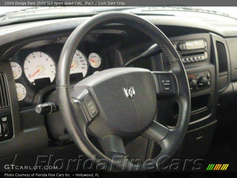 Black / Dark Slate Gray 2004 Dodge Ram 1500 SLT Sport Quad Cab