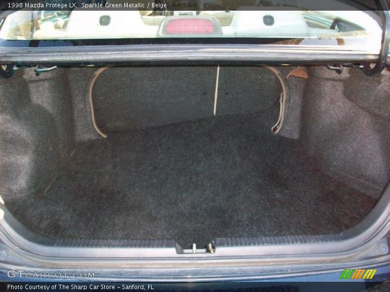 Sparkle Green Metallic / Beige 1998 Mazda Protege LX