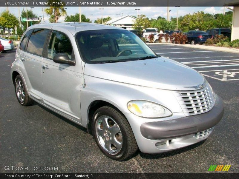Bright Silver Metallic / Taupe/Pearl Beige 2001 Chrysler PT Cruiser Limited
