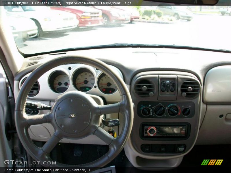 Bright Silver Metallic / Taupe/Pearl Beige 2001 Chrysler PT Cruiser Limited