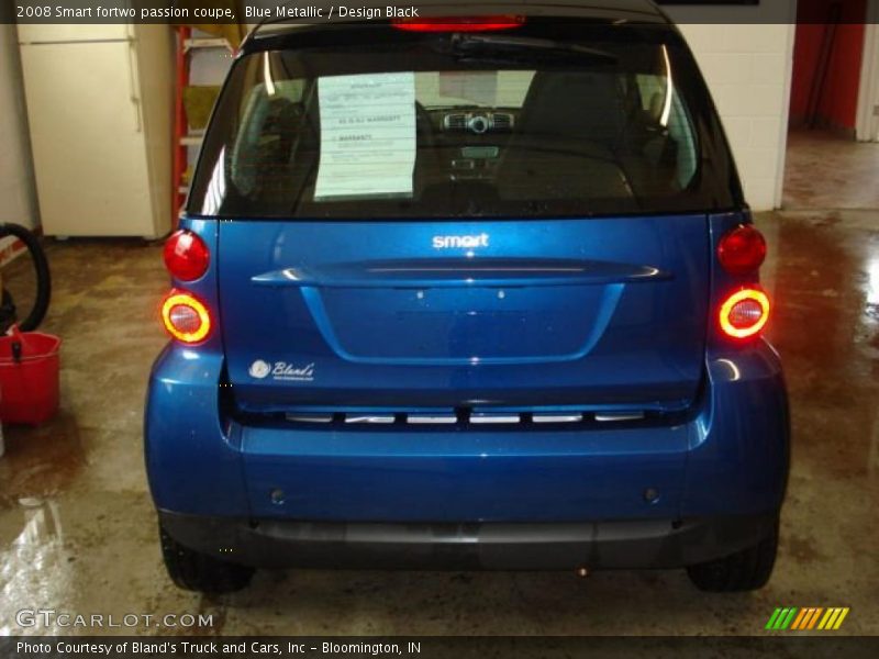 Blue Metallic / Design Black 2008 Smart fortwo passion coupe