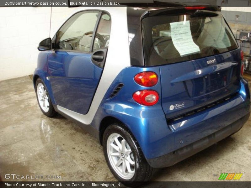 Blue Metallic / Design Black 2008 Smart fortwo passion coupe