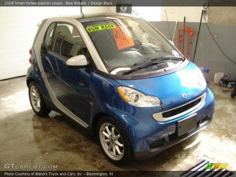 Blue Metallic / Design Black 2008 Smart fortwo passion coupe