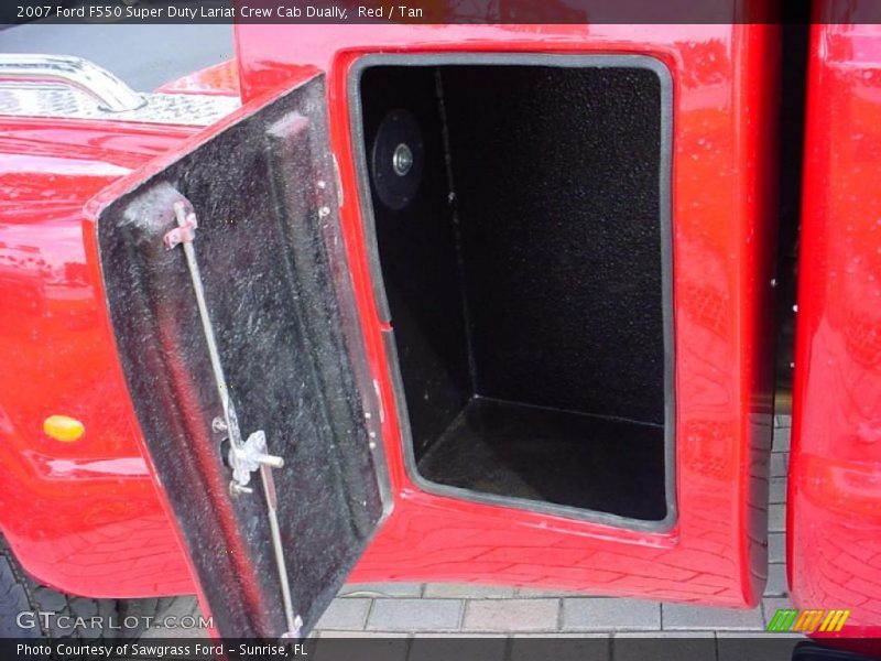 Red / Tan 2007 Ford F550 Super Duty Lariat Crew Cab Dually