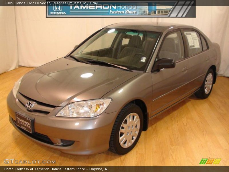 Magnesium Metallic / Gray 2005 Honda Civic LX Sedan