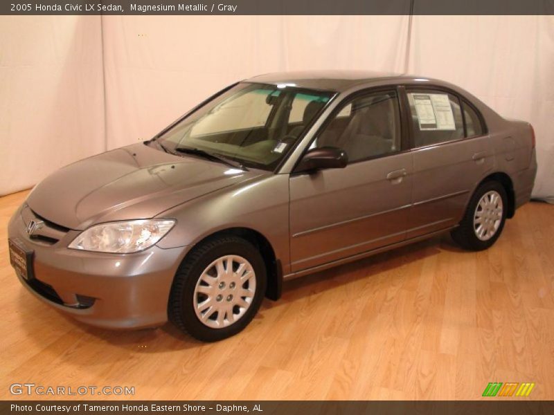Magnesium Metallic / Gray 2005 Honda Civic LX Sedan