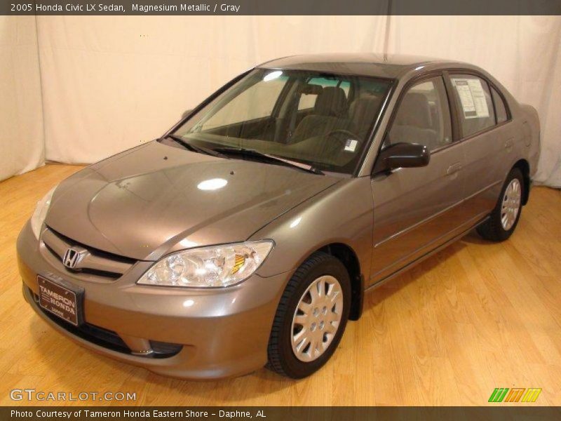 Magnesium Metallic / Gray 2005 Honda Civic LX Sedan