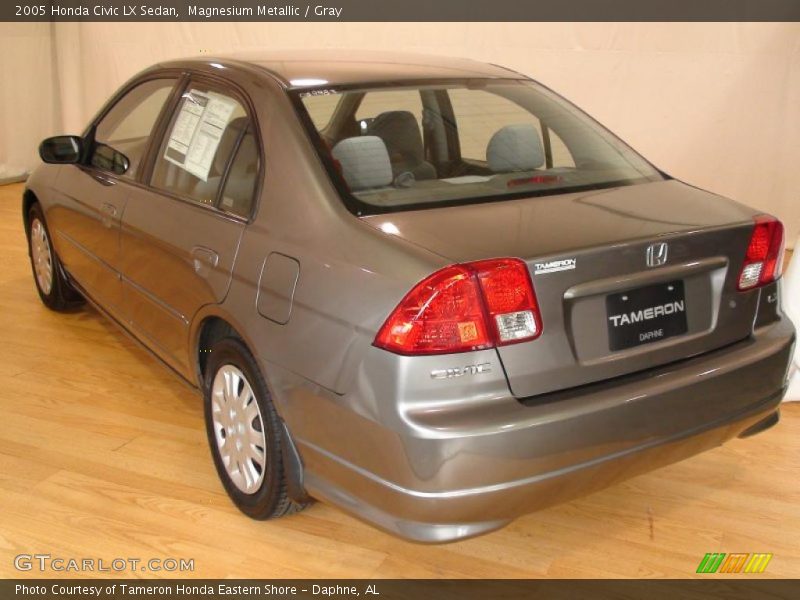 Magnesium Metallic / Gray 2005 Honda Civic LX Sedan