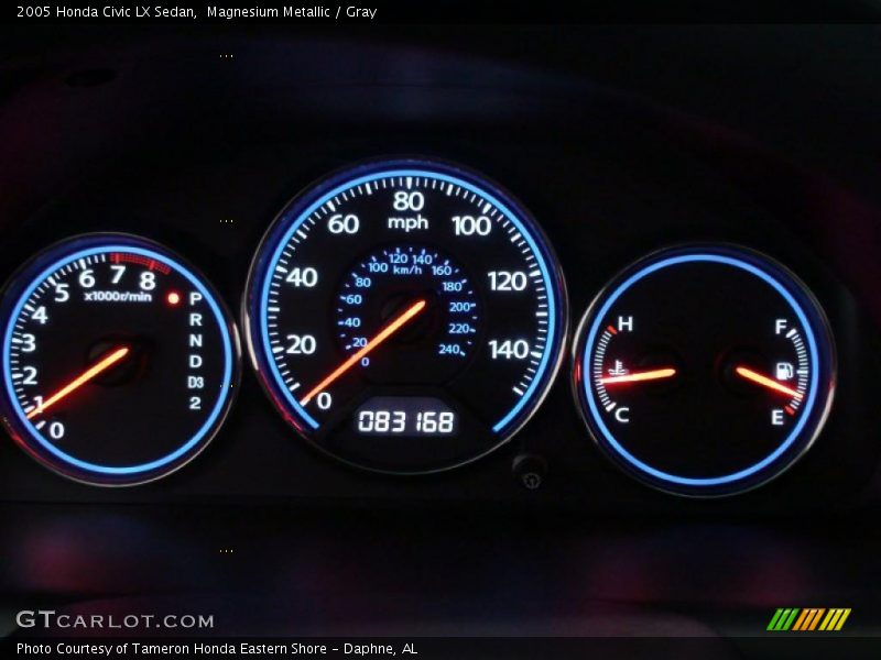 Magnesium Metallic / Gray 2005 Honda Civic LX Sedan