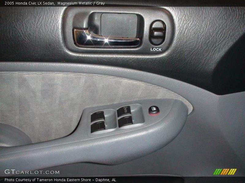 Magnesium Metallic / Gray 2005 Honda Civic LX Sedan