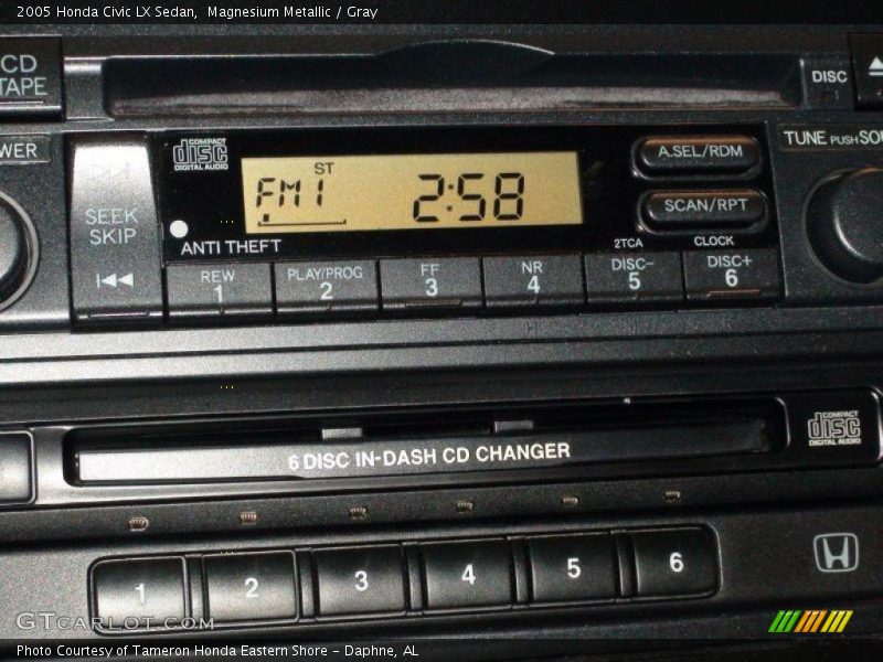 Magnesium Metallic / Gray 2005 Honda Civic LX Sedan