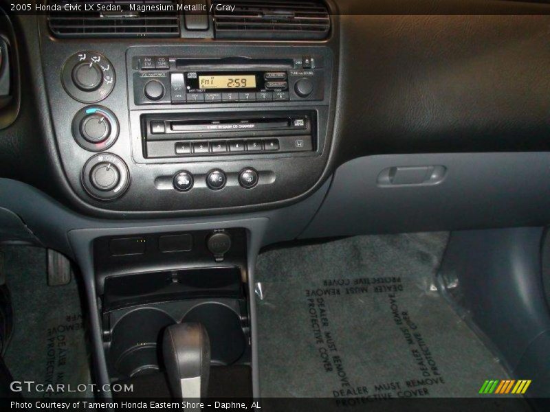 Magnesium Metallic / Gray 2005 Honda Civic LX Sedan