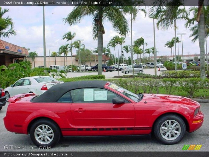 Torch Red / Light Graphite 2006 Ford Mustang V6 Deluxe Convertible