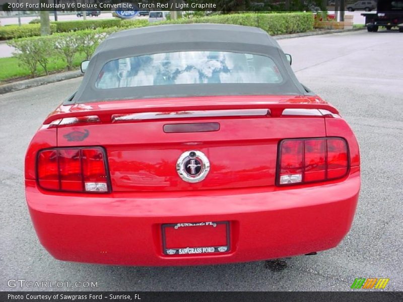 Torch Red / Light Graphite 2006 Ford Mustang V6 Deluxe Convertible