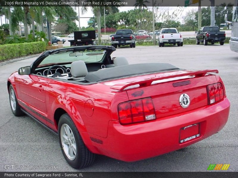 Torch Red / Light Graphite 2006 Ford Mustang V6 Deluxe Convertible