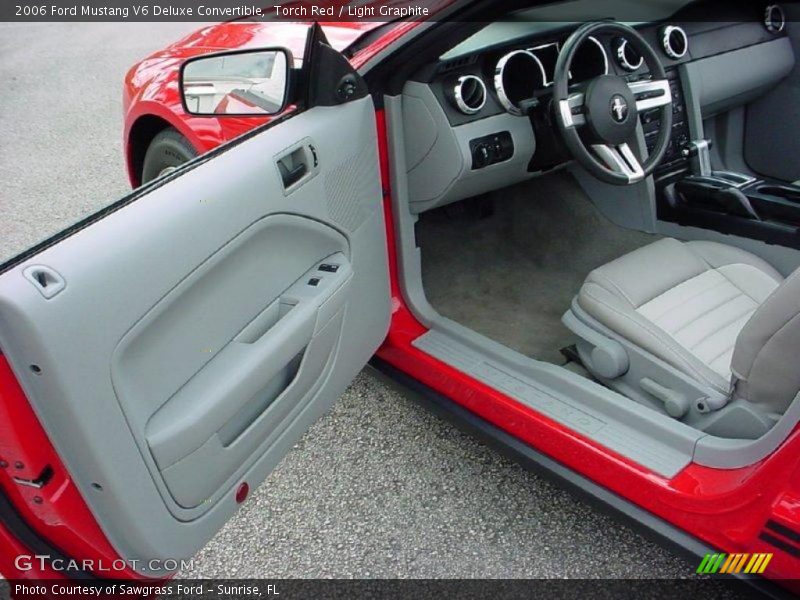 Torch Red / Light Graphite 2006 Ford Mustang V6 Deluxe Convertible