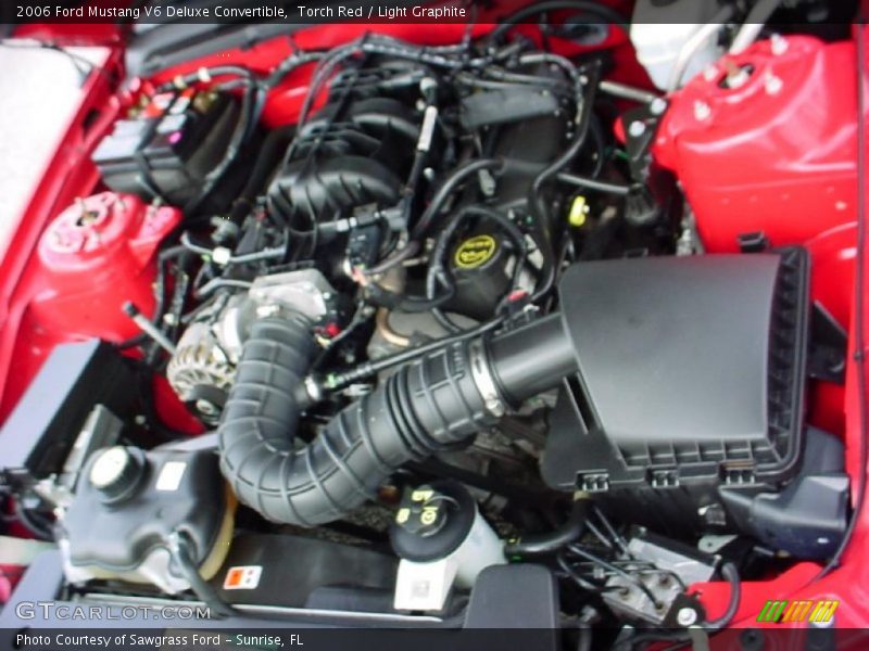 Torch Red / Light Graphite 2006 Ford Mustang V6 Deluxe Convertible